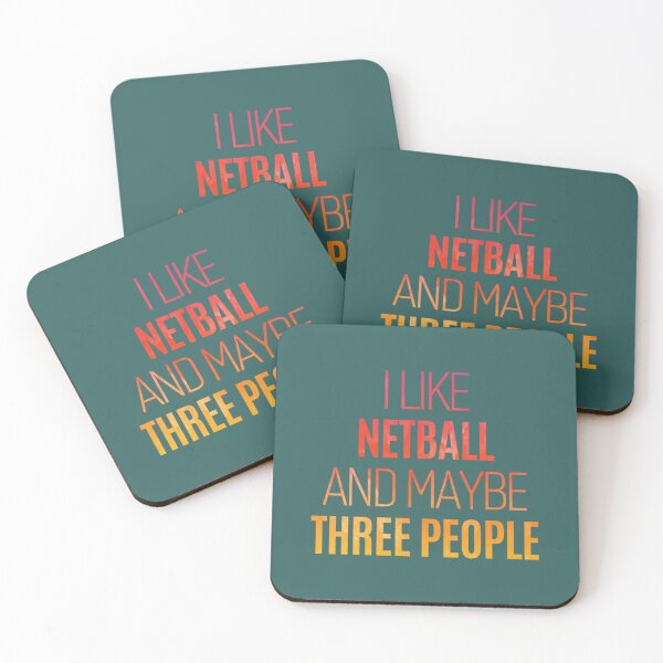 Item preview, funny netball quote -  i like netball and maybe three people   designed and sold by AshleyDeShazerz.
