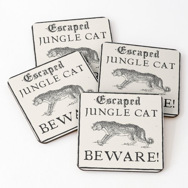 Item preview, Escaped Jungle Cat flyer designed and sold by ArtSkeleton.