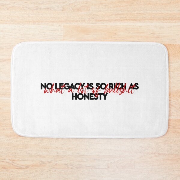 Item preview, No legacy is so rich as honesty... what a lot of bullsh!t designed and sold by premslays.