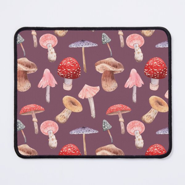 Item preview, Seamless Pattern with mushrooms, Watercolor botanical illustration designed and sold by LilyAmelieArt.