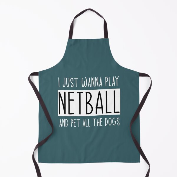 Item preview, I just wanna play netball and pet all the dogs Fitted Scoop designed and sold by AshleyDeShazerz.