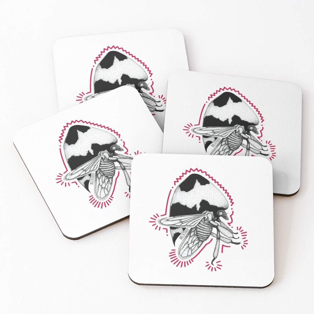 Item preview, Coasters (Set of 4) designed and sold by Insektaria.
