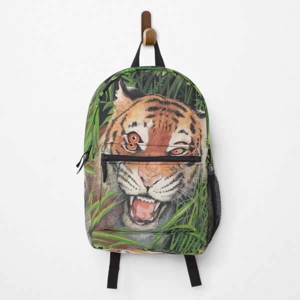 Item preview, Prowling angry tiger fine art painting designed and sold by SemaMartinArt.