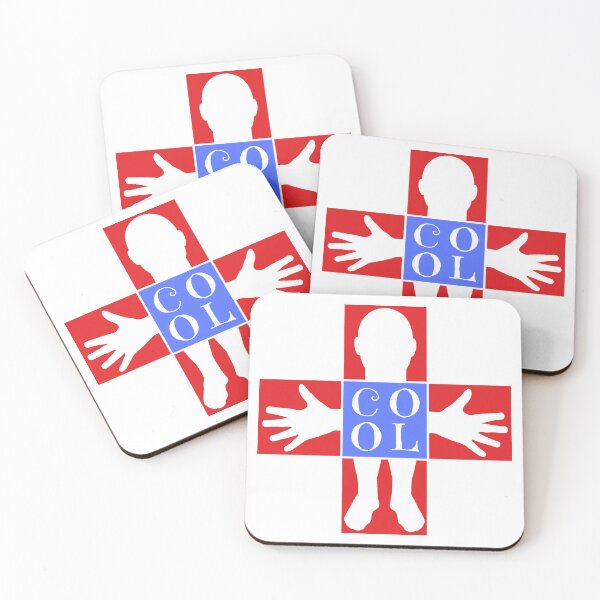 Item preview, Human silhouette- COOL - Dark red and blue colors - Serif font designed and sold by RainbowWordLand.
