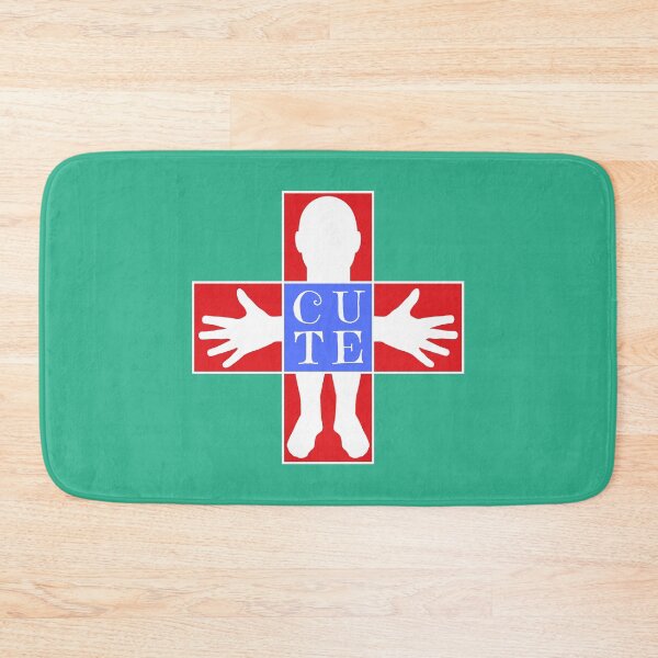 Item preview, Human silhouette- CUTE - Dark red and blue colors - Serif font designed and sold by RainbowWordLand.