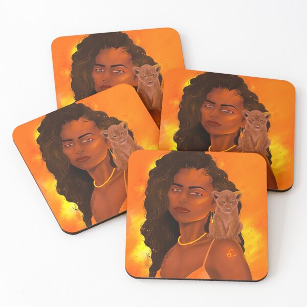 Item preview, Lion woman portrait designed and sold by Vivinedrawsells.