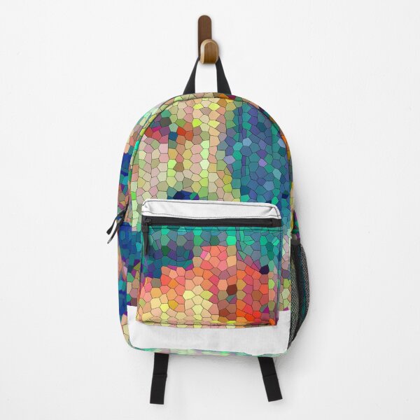 Vibrant Glass Wave Backpack