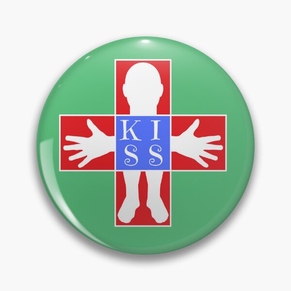 Item preview, Human silhouette- KISS - Dark red and blue colors - Serif font designed and sold by RainbowWordLand.