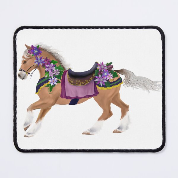 Item preview, passionflower carousel horse designed and sold by ElementalEmbers.