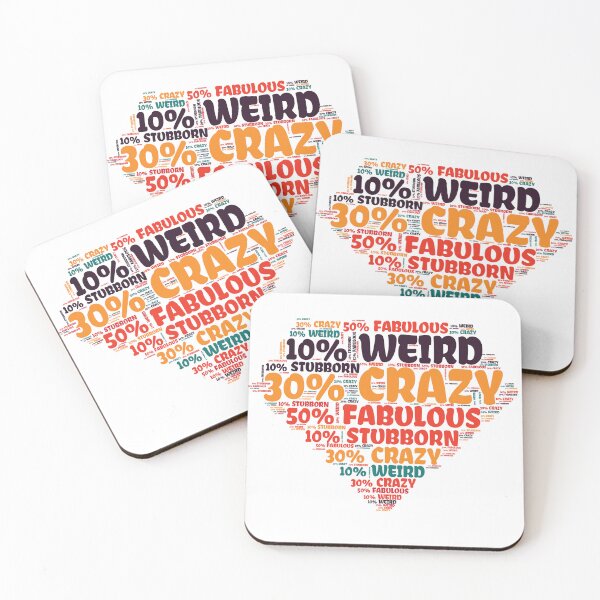Item preview, Fabulous, crazy, weird and stubborn designed and sold by moxdesign.