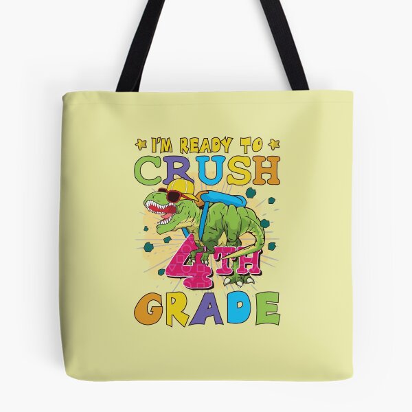 Item preview, Best I'm Ready To Crush 4th Grade Dinosaur pen Back To School designed and sold by fatydesignspace.