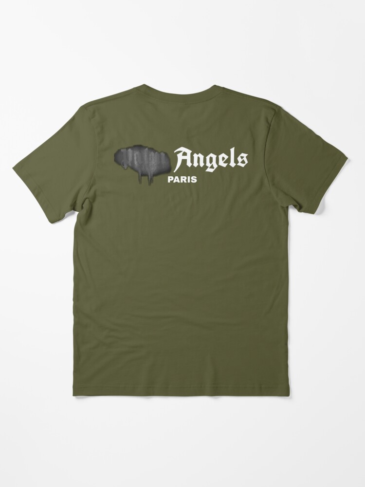 Palm Angels Paris Spray Tee - Black