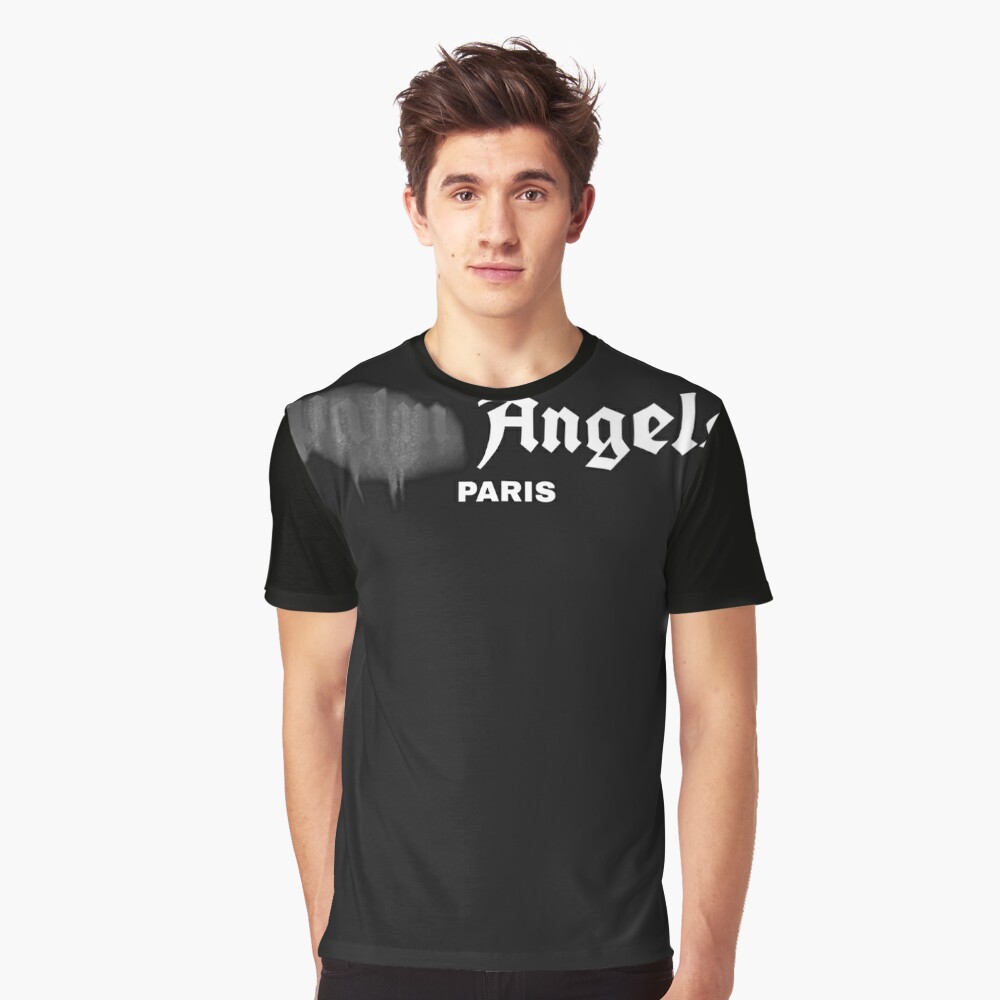 Palm angels sprayed logo paris Essential T-Shirt for Sale by  AnthonyDejarne