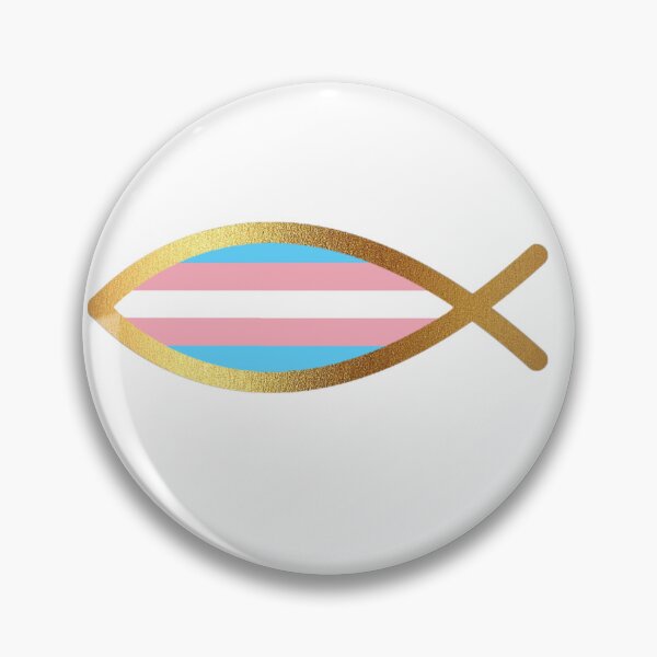 Item preview, Jesus fish transgender  designed and sold by KCAbdelnour.
