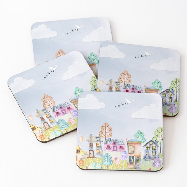 Item preview, Little house landscape designed and sold by Lolly's Lane Shoppe.