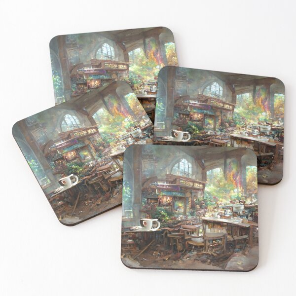 Item preview, Abandoned Coffee Shop designed and sold by CyaKnight.