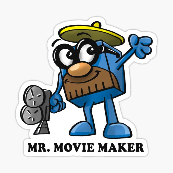 Mr. Movie Maker Sticker