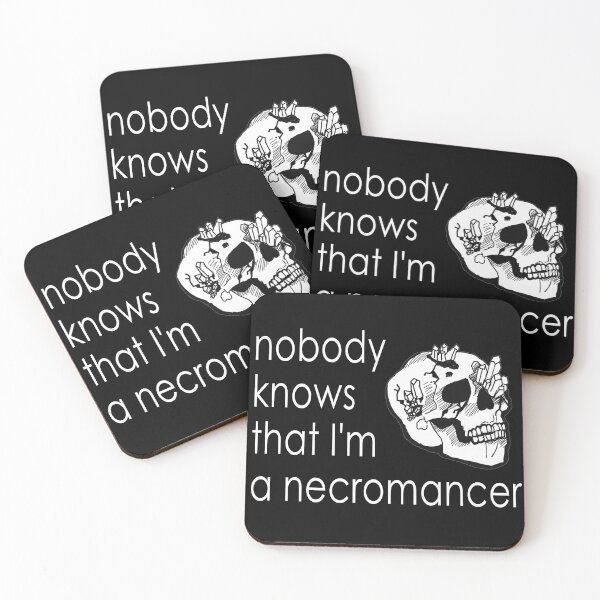Item preview, Nobody Knows I'm a Necromancer designed and sold by JJMonty-Art.