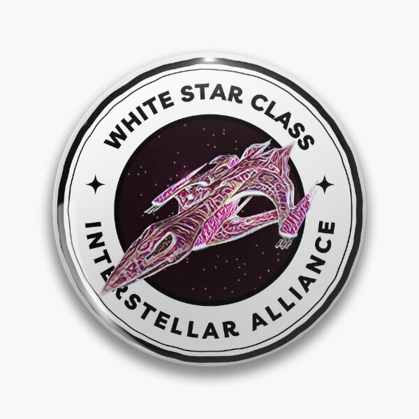Item preview, White Star Class - Interstellar Alliance - White - Sci-Fi - B5 designed and sold by Fenay Designs.