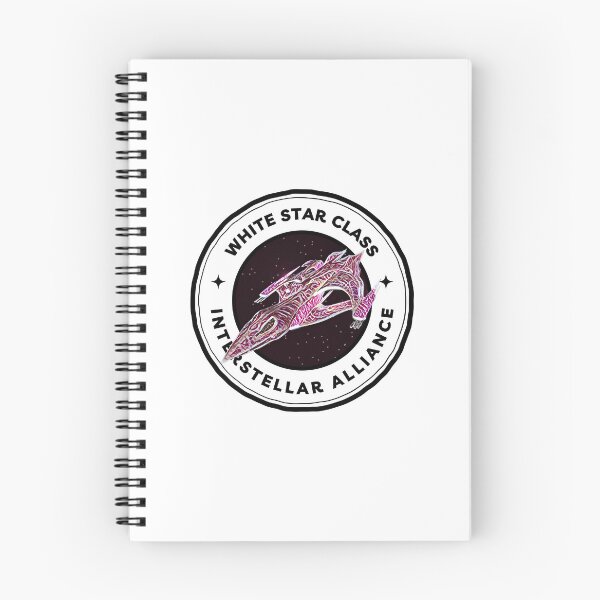 Item preview, White Star Class - Alianza interestelar - Blanco - Ciencia ficción - B5 designed and sold by Fenay Designs.