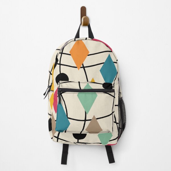 Item preview, Colorful Mid Century Modern Geometric Abstract 546 designed and sold by tonymagnerart.
