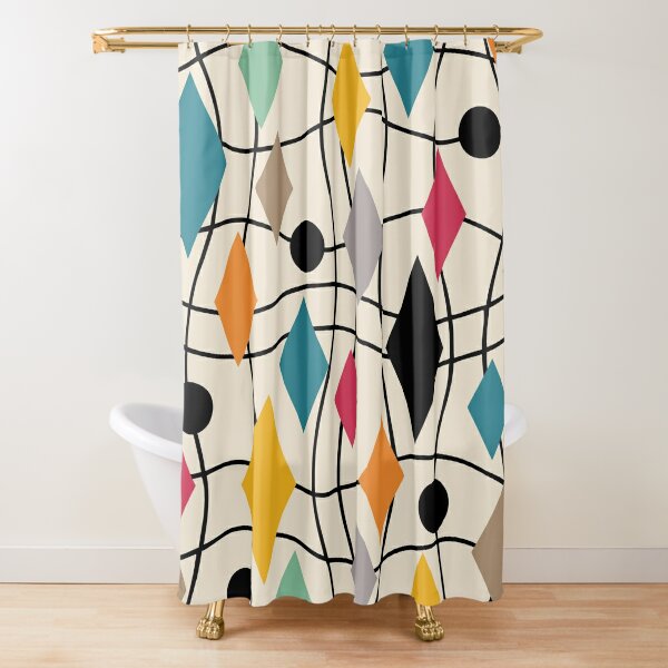 Retro Geometric Gradated Arch Design 228 Black and White Hand & Bath Towel  by Tony Magner Prints