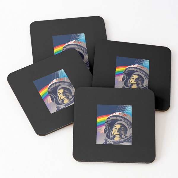 Item preview, Yuri Gagarin, cosmos, USSR, rainbow, LGBT designed and sold by Rashkin.