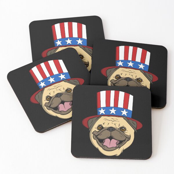 Item preview, Pug Face American Top Hat designed and sold by palaco210.