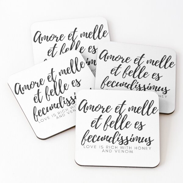 Item preview, Amore et melle et felle es fecundissimus. - Love is rich with honey and venom. designed and sold by Univers Gifts.