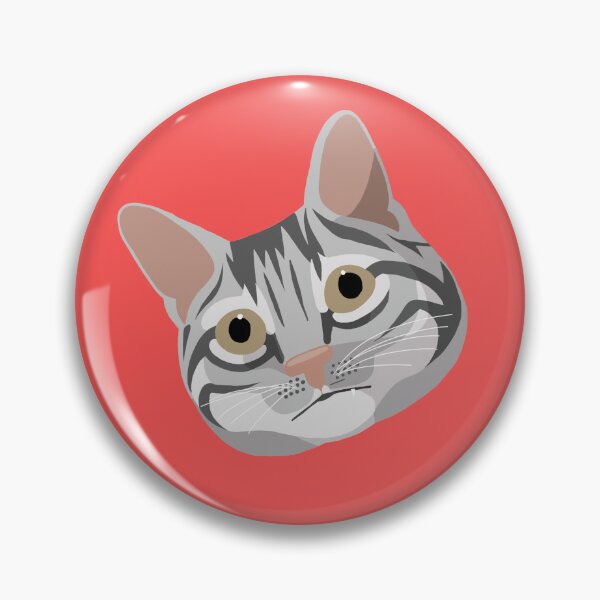 Item preview, Gray Tabby Snaggle Tooth designed and sold by katiek-franklin.