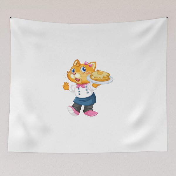 Item preview, cat making biscuits designed and sold by DoraHappy.