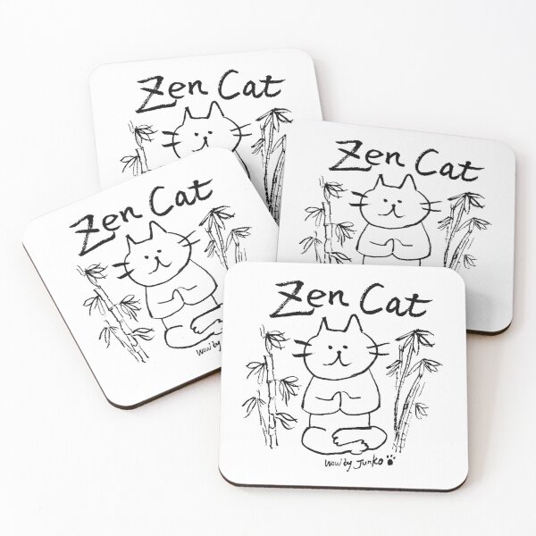 Item preview, Zen Cat designed and sold by WowByJunko.