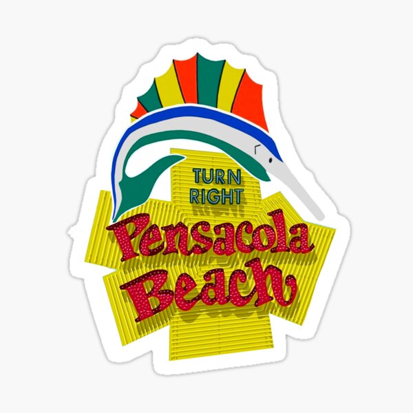Item preview, Pensacola Beach Sign designed and sold by BristlenBlossom.