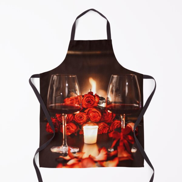 Item preview, SUBLIME #15 - Red Roses and Red Wine in Glasses designed and sold by DEL-Productions.