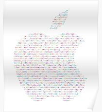 WWDC 2016 ASCII Logo (Light Version, Small Font Size) Poster