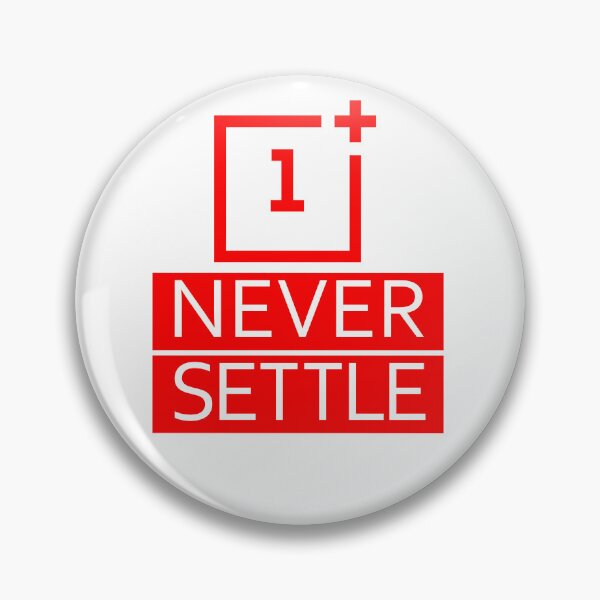 Item preview, OnePlus Never Settle Logo designed and sold by ihtisham007.