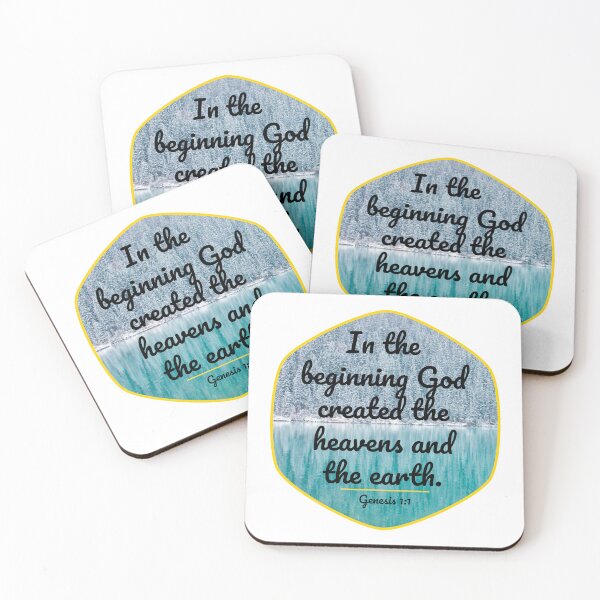 Item preview, Bible Verse In The Beginning | Genesis 1:1 | Christian Faith designed and sold by NobleForte.