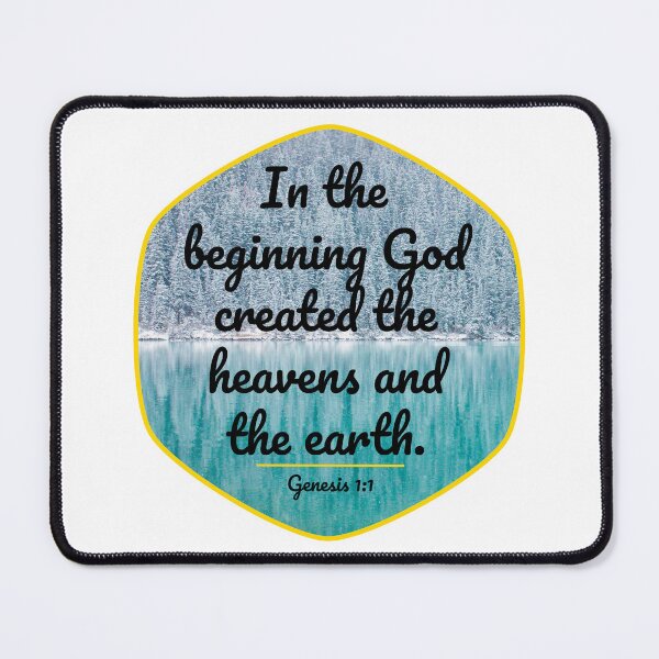 Item preview, Bible Verse In The Beginning | Genesis 1:1 | Christian Faith designed and sold by NobleForte.