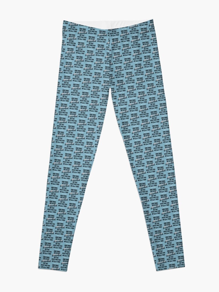 Alternate view of Good Things quote Leggings