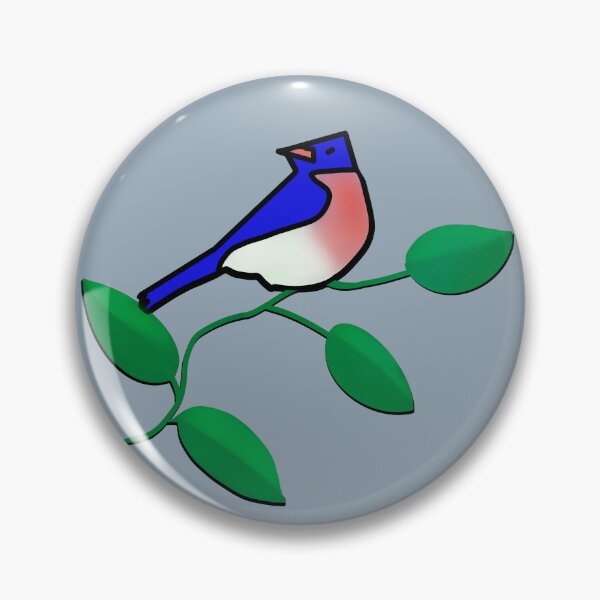 Item preview, Bluebird with Aleutian Blue designed and sold by FlippinTurtles.