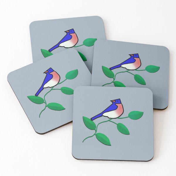 Item preview, Bluebird with Aleutian Blue designed and sold by FlippinTurtles.