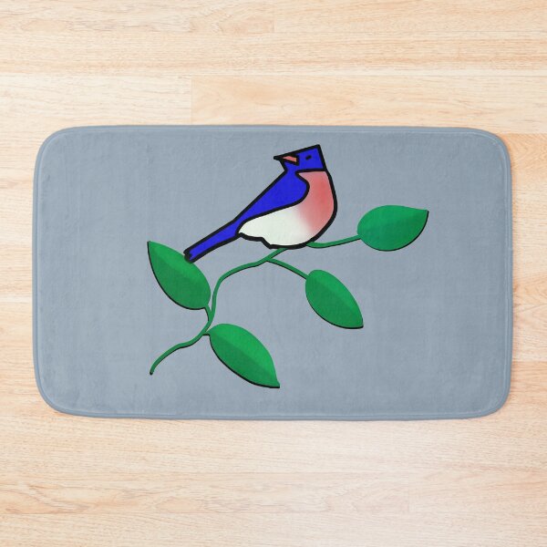 Item preview, Bluebird with Aleutian Blue designed and sold by FlippinTurtles.