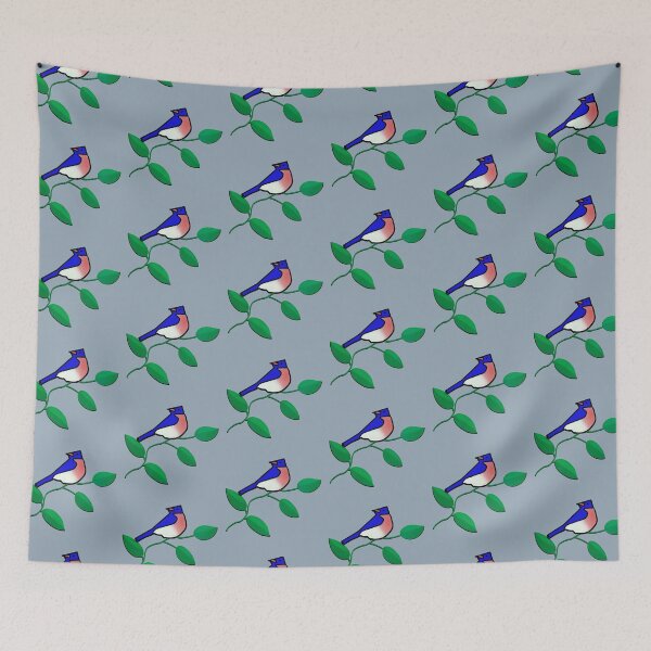 Item preview, Bluebird with Aleutian Blue designed and sold by FlippinTurtles.