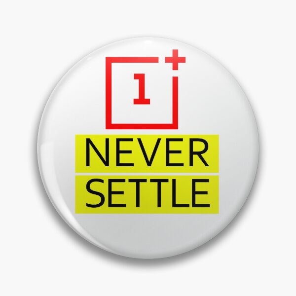 Item preview, OnePlus Never Settle Logo Yellow designed and sold by ihtisham007.