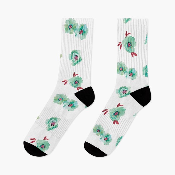 Item preview, Green Watercolor Flowers designed and sold by Pavnud.