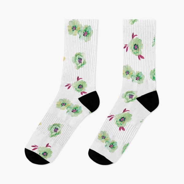Item preview, Green-Yellow Watercolor Flowers designed and sold by Pavnud.