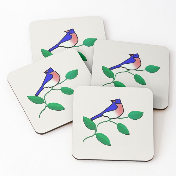 Item preview, Bluebird with Snowbound Background designed and sold by FlippinTurtles.