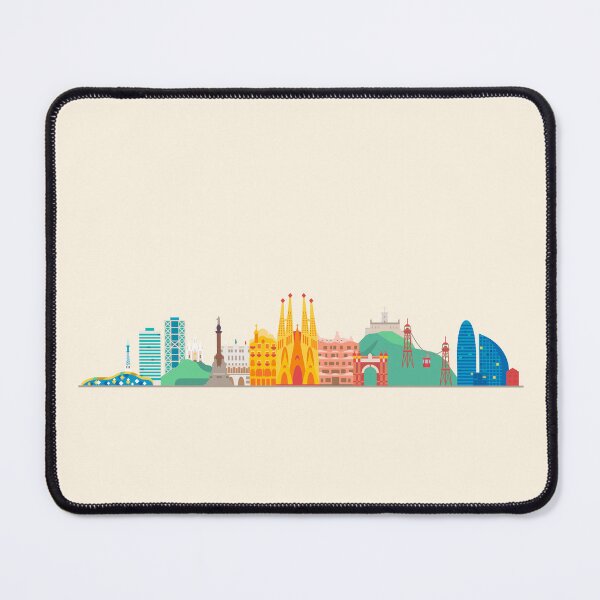 Item preview, Barcelona skyline designed and sold by Antikwar.