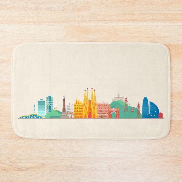 Item preview, Barcelona skyline designed and sold by Antikwar.