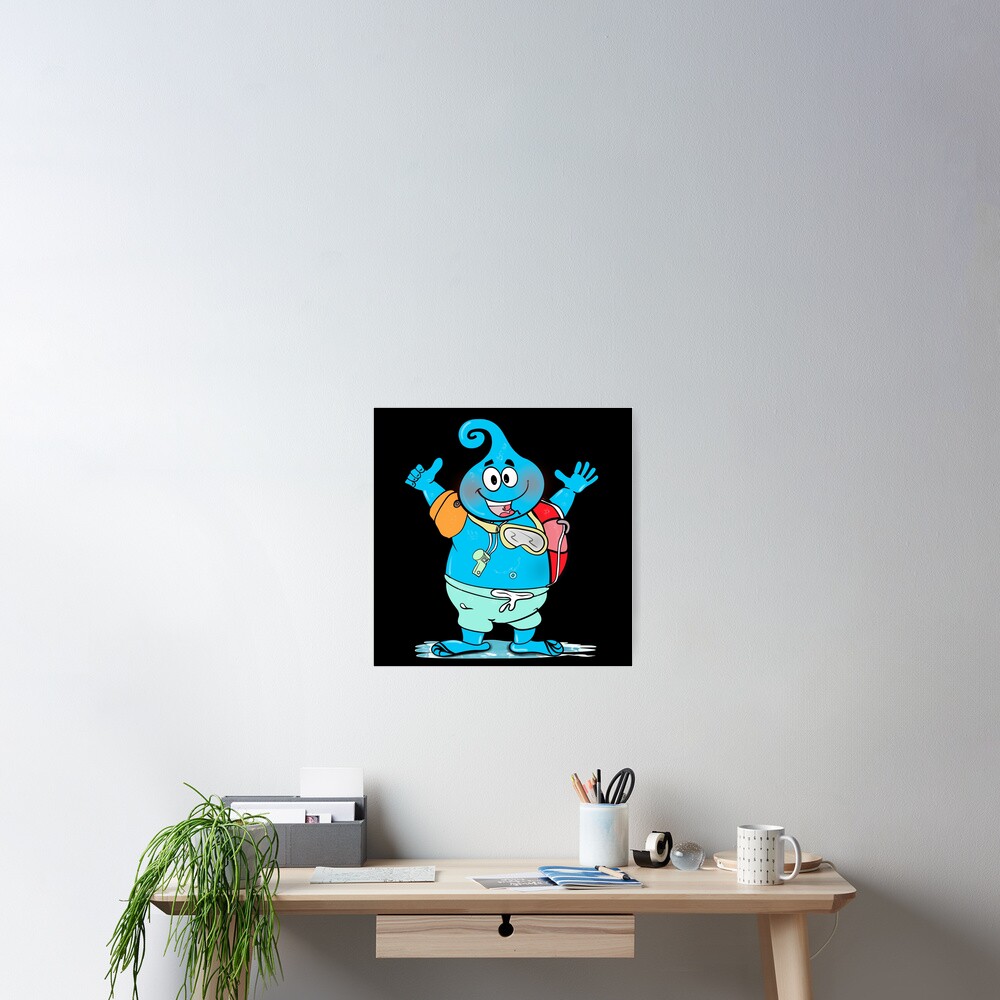 This huge gentle water drup loves to swim  Poster
